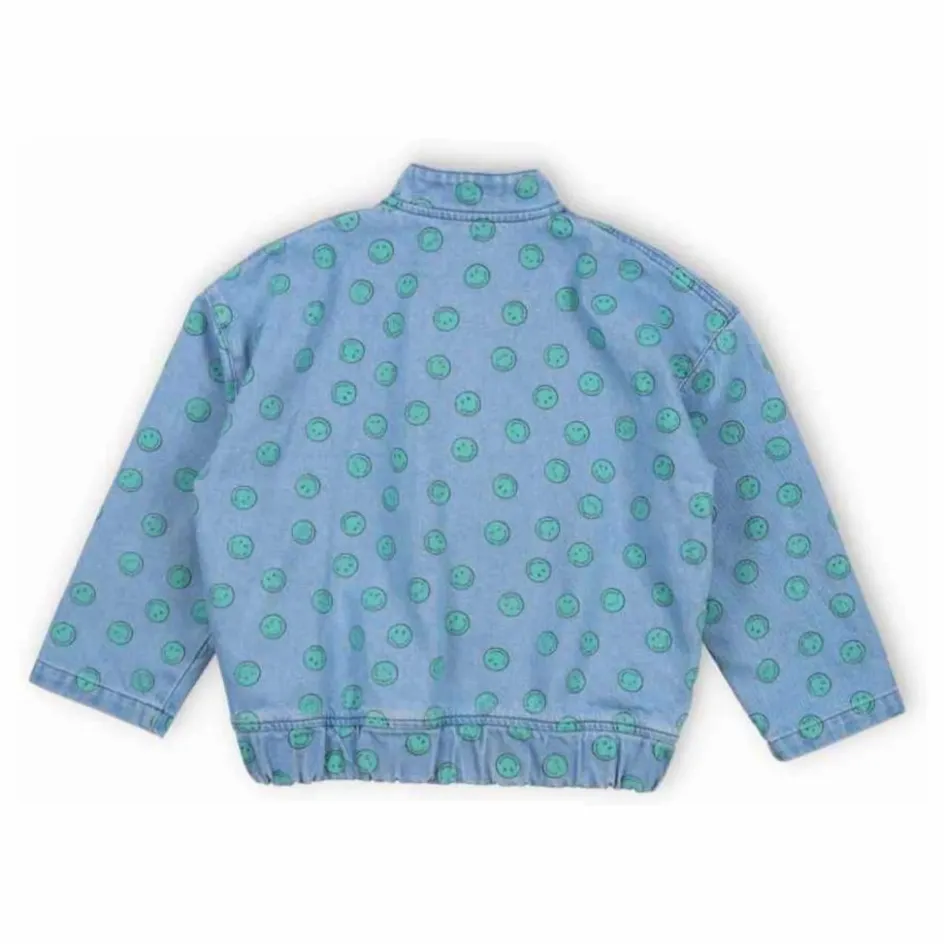 the new society Bomber Smiley Denim ||Enfant Manteaux, Blousons|Manteaux, Vestes
