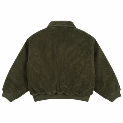Clearance the new society Bomber Velours Côtelé Mikel | Vert foncé