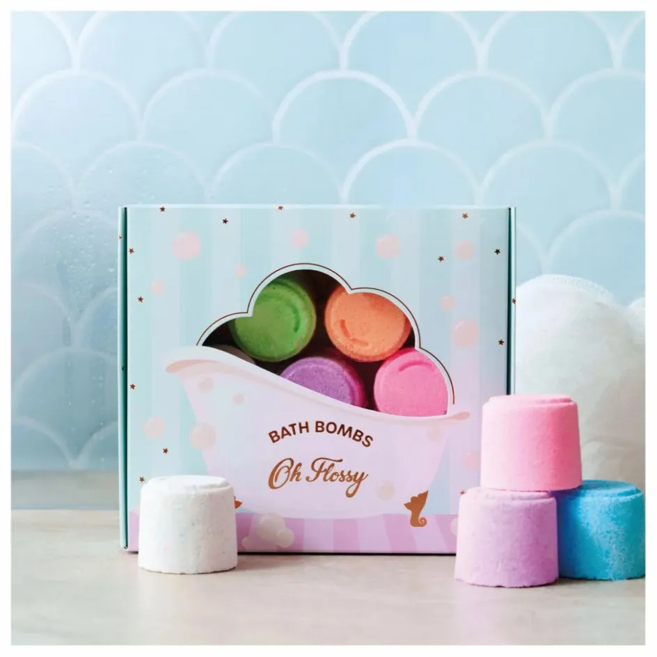 Oh Flossy Bombes de bain - Set de 7|Enfant Soins Du Corps|Soins Du Corps
