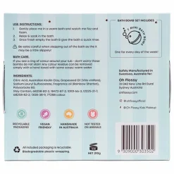 Oh Flossy Bombes de bain - Set de 7|Enfant Soins Du Corps|Soins Du Corps