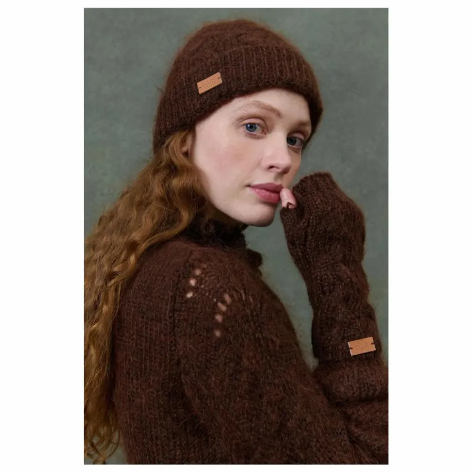 Sale Louise Misha Bonnet Abinaelle Kid Mohair - Collection Femme | Marron