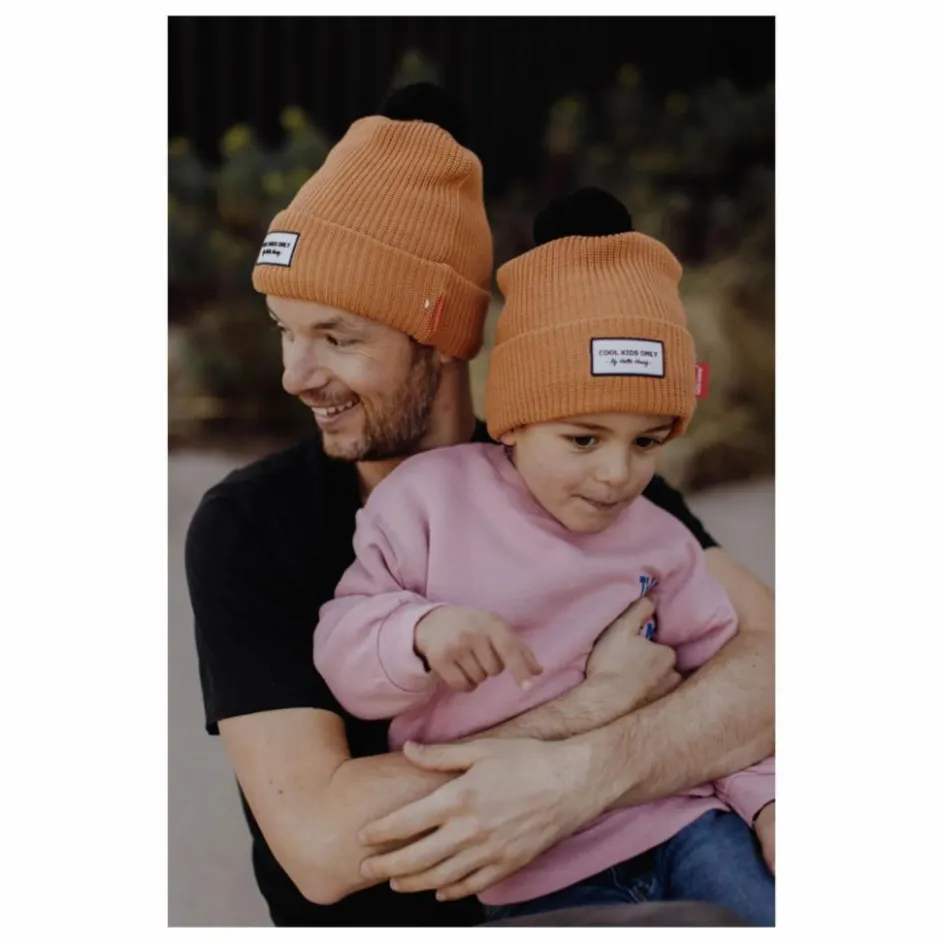Sale Hello Hossy Bonnet Colorblock Coton Bio | Camel