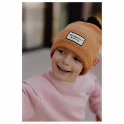 Sale Hello Hossy Bonnet Colorblock Coton Bio | Camel
