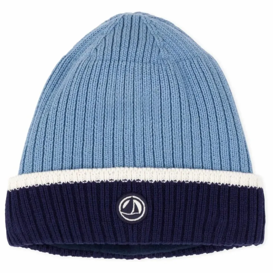 Enfant Petit Bateau Accessoires De Mode*Bonnet Colorblock Maille |