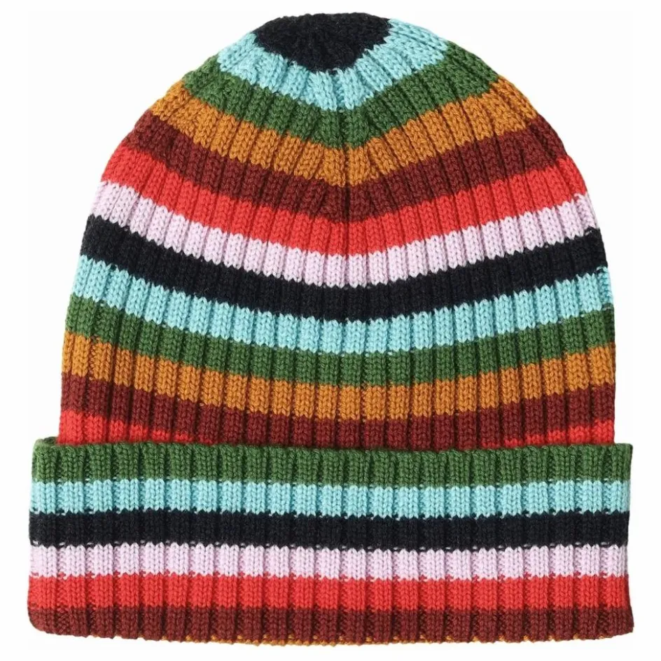 FUB Bonnet Côtelé Rayé Laine de Mérinos ||Enfant Accessoires|Accessoires