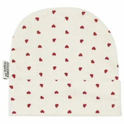 Discount Poudre Organic Bonnet de Naissance Coton Bio | Rouge