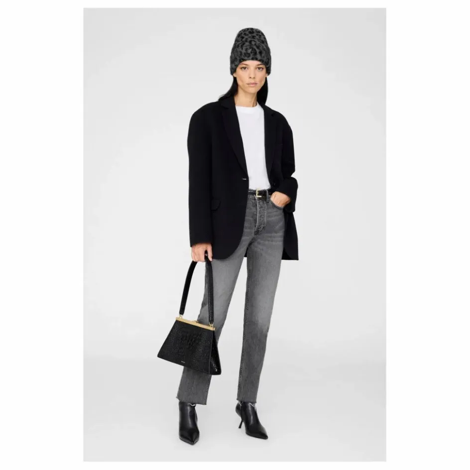 Femme Anine Bing Bonnets, Chapeaux*Bonnet Elia Léopard Alpaga |