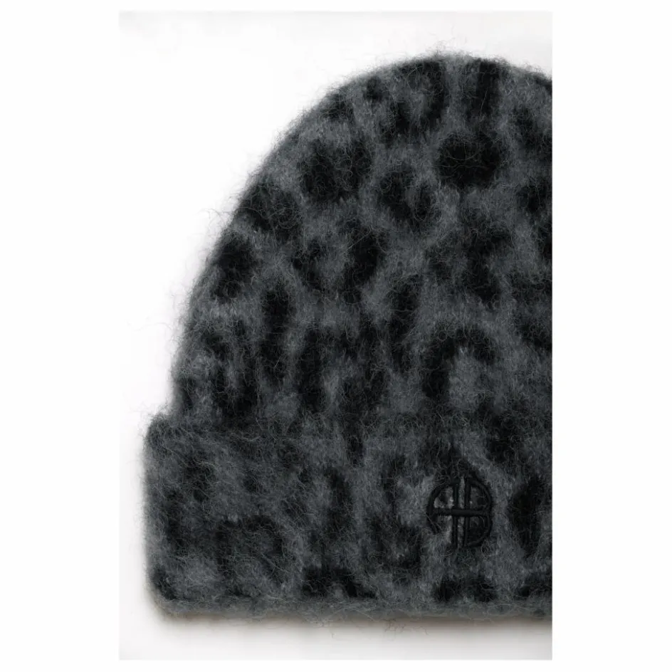 Femme Anine Bing Bonnets, Chapeaux*Bonnet Elia Léopard Alpaga |