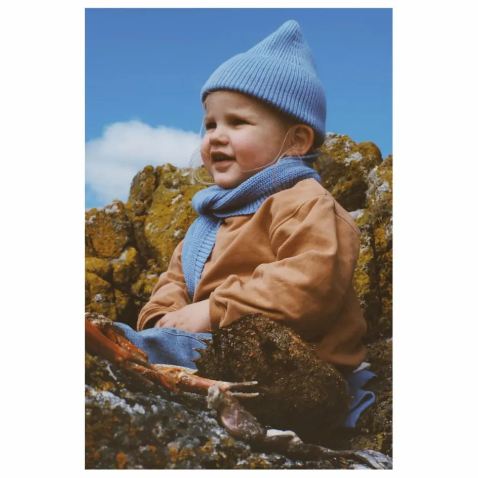 Hvid Bonnet Fonzie Laine Mérinos ||Enfant Accessoires De Mode