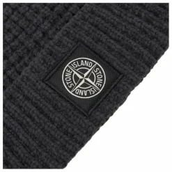 Sale Stone Island Bonnet Logo Laine | Gris