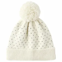Clearance Rylee + Cru Bonnet Maille Chiné | Ecru