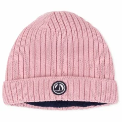 Online Petit Bateau Bonnet Polaire Maille Côtelée | Rose