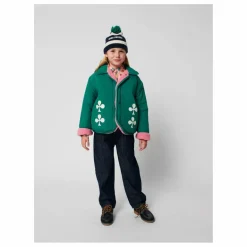 Discount Bonnet Pompom Rayé Fibres Recyclées | Enfant Accessoires De Mode