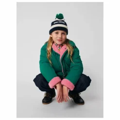 Discount Bonnet Pompom Rayé Fibres Recyclées | Enfant Accessoires De Mode