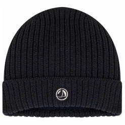 Hot Petit Bateau Bonnet Tricot Logo | Bleu nuit