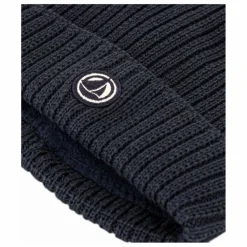 Hot Petit Bateau Bonnet Tricot Logo | Bleu nuit