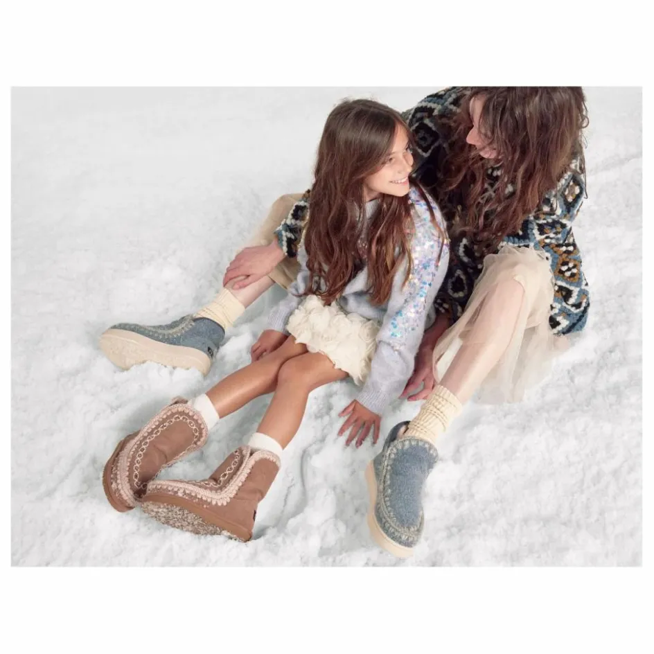 Mou Boots Eskimo Strass Suède ||Enfant Boots, Bottes|Boots, Bottes