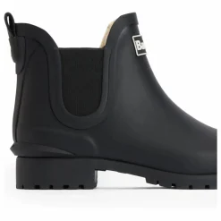 Discount Barbour Boots Fourrées Chelsea Kirkton Caoutchouc | Noir