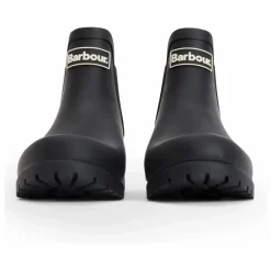 Discount Barbour Boots Fourrées Chelsea Kirkton Caoutchouc | Noir