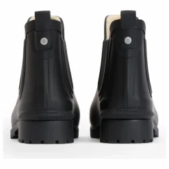 Discount Barbour Boots Fourrées Chelsea Kirkton Caoutchouc | Noir