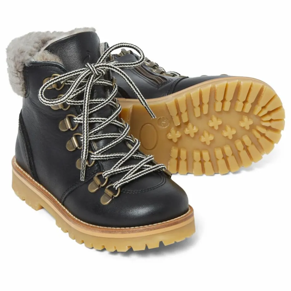 Clearance Petit Nord Boots Fourrées Shearling Winter | Noir