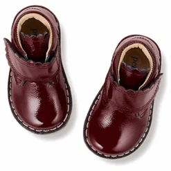 Outlet Petit Nord Boots Scratchs Scallop | Bordeaux