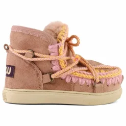 Best Mou Boots Sneakers Lacets Scoubidoo Suède | Vieux Rose