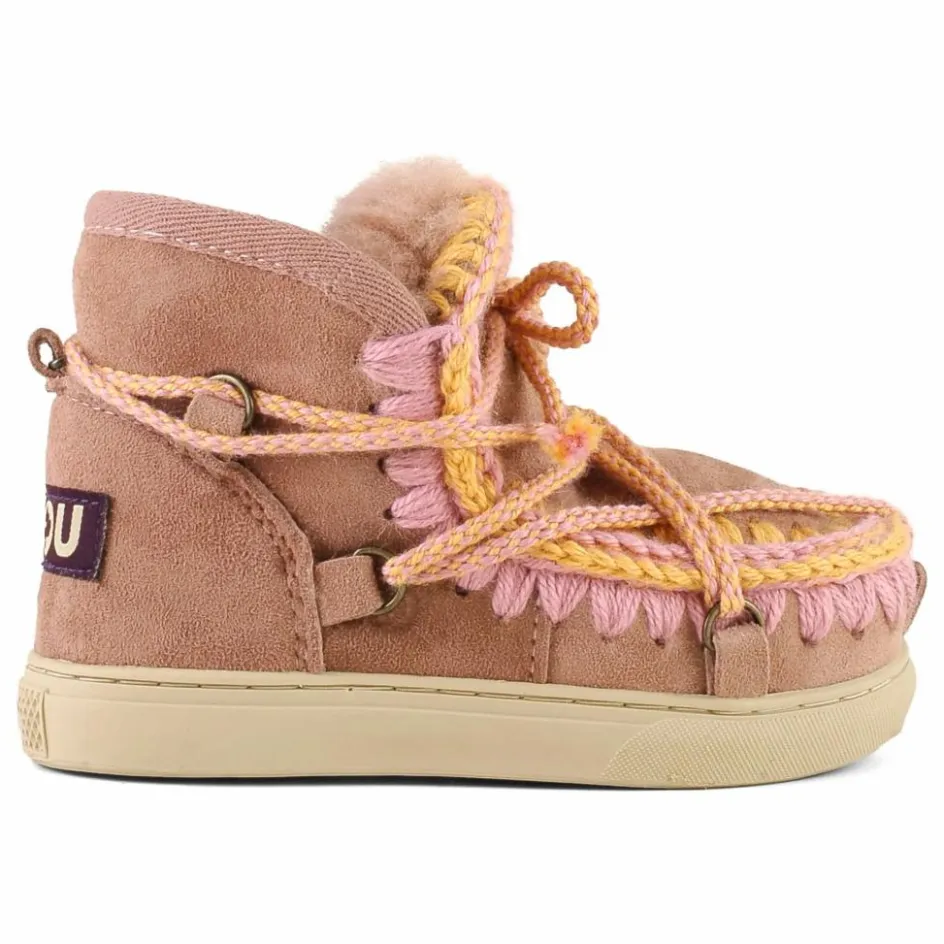 Best Mou Boots Sneakers Lacets Scoubidoo Suède | Vieux Rose