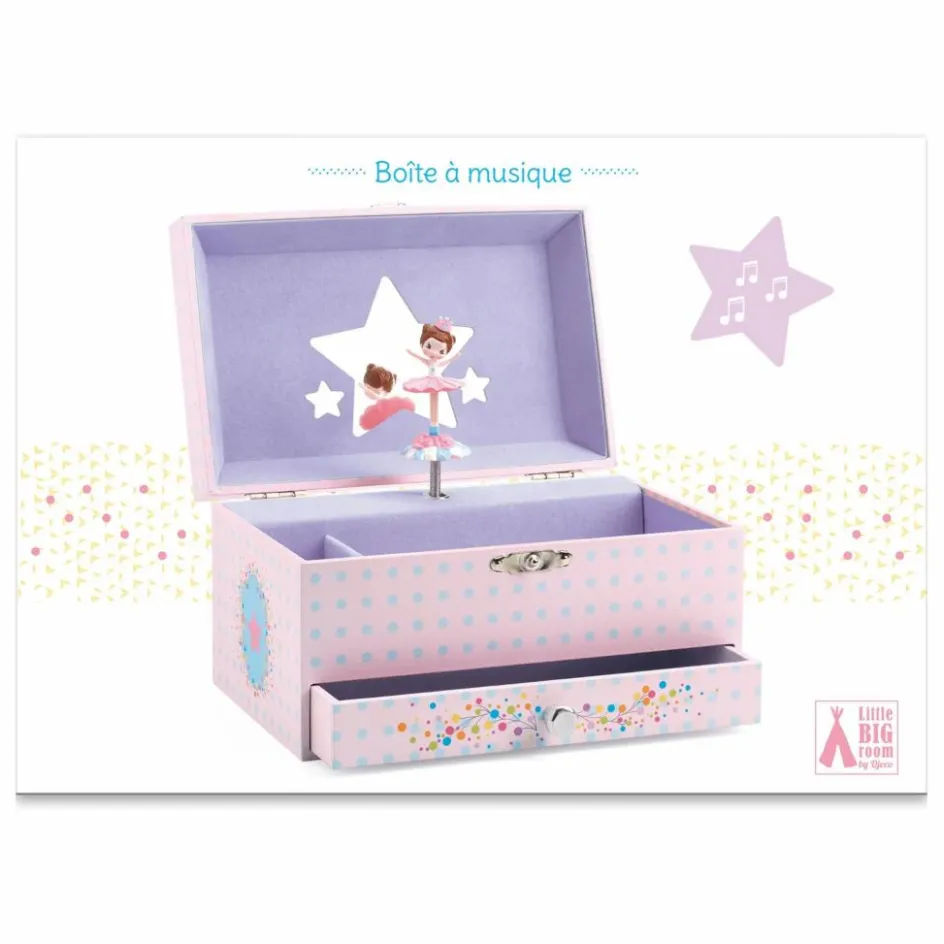 Djeco Boîte à bijoux La mélodie de la ballerine ||Enfant Rangements|Patères, Paniers Enfant