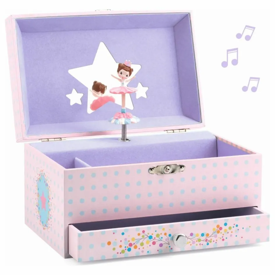 Djeco Boîte à bijoux La mélodie de la ballerine ||Enfant Rangements|Patères, Paniers Enfant
