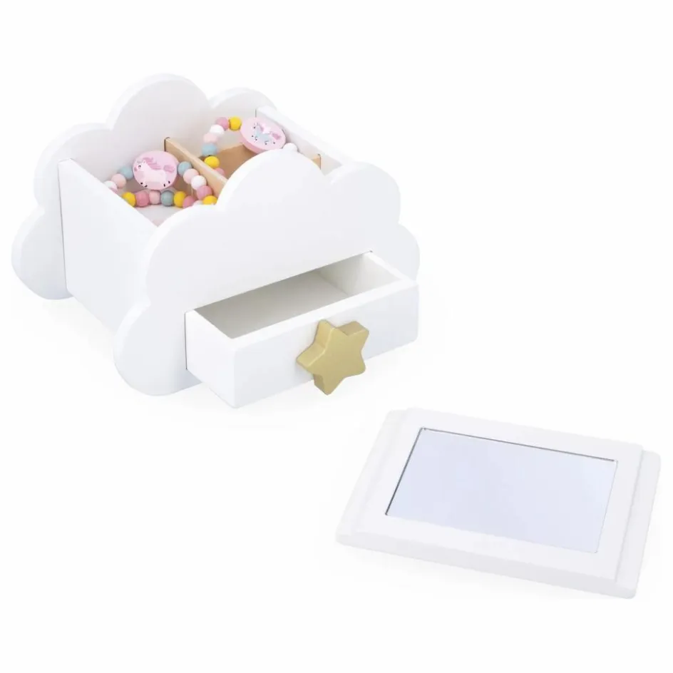 Enfant Janod Rangements|Patères, Paniers Enfant*Boîte à bijoux Licorne