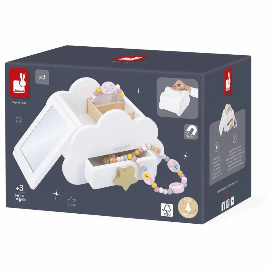 Enfant Janod Rangements|Patères, Paniers Enfant*Boîte à bijoux Licorne