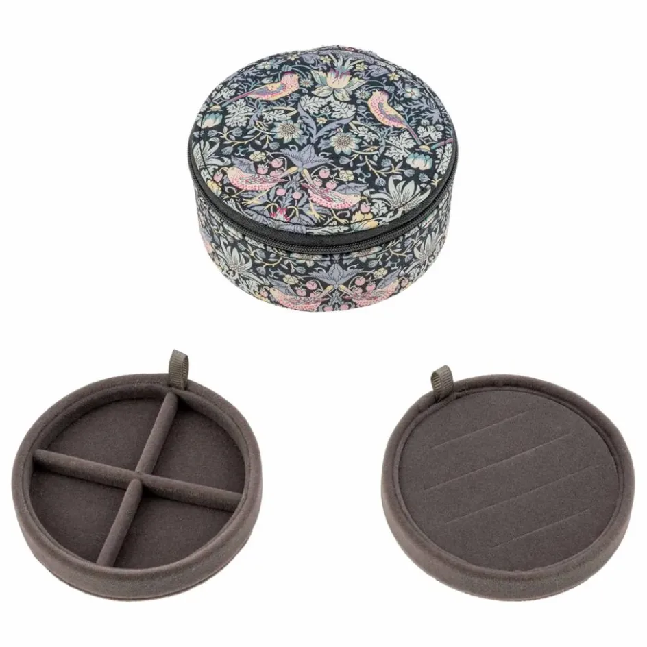 Bon Dep Boîte à Bijoux Ronde MW Liberty Strawberry Thief ||Enfant Rangements|Patères, Paniers Enfant
