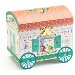 Online Djeco Boîte à bijoux Roulotte enchantée | Vieux Rose