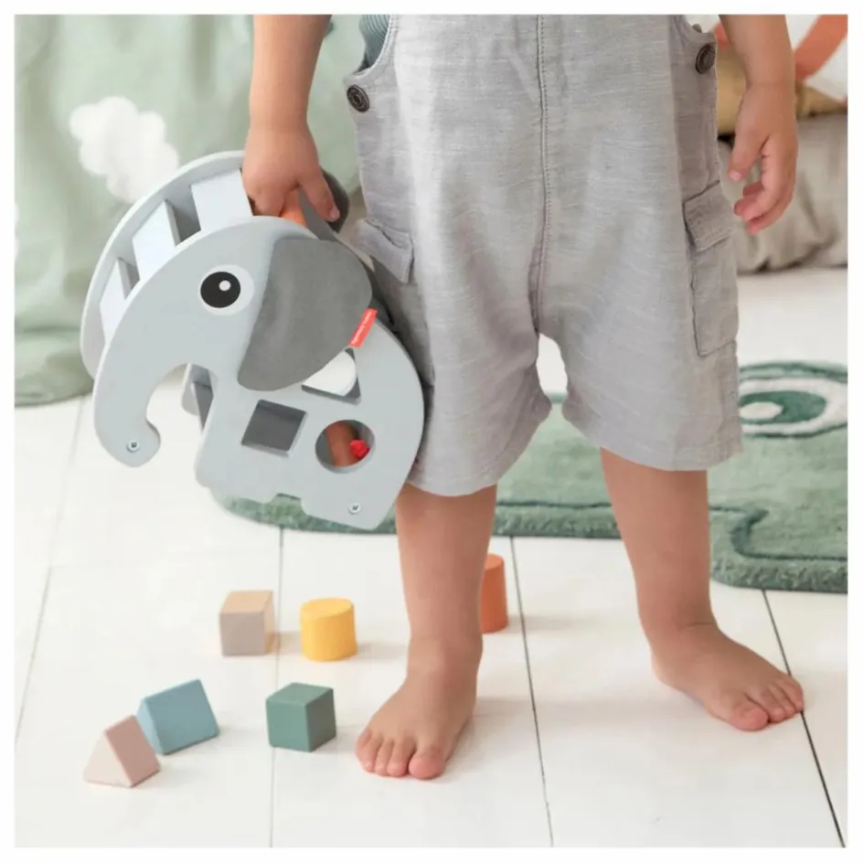 Done by deer Boîte à formes Elphee || Jouets D'Éveil|Jouets D'Éveil