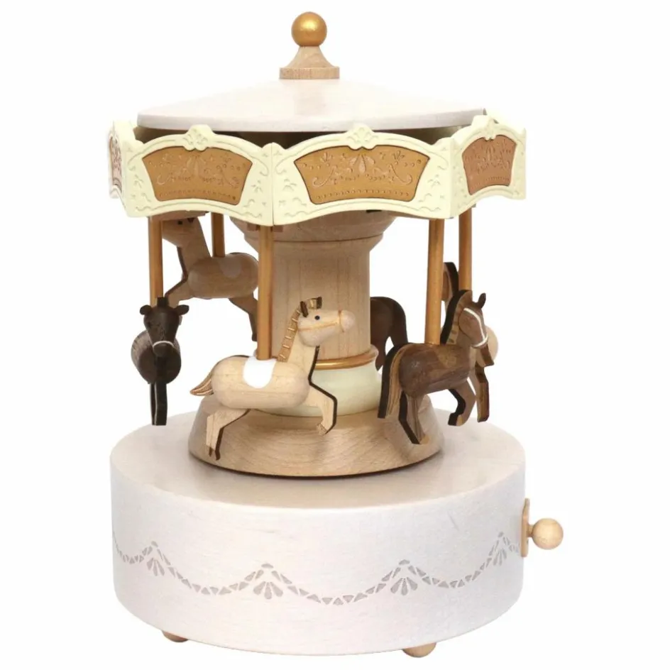 Outlet Wooderful life Boîte à musique Carrousel Beige