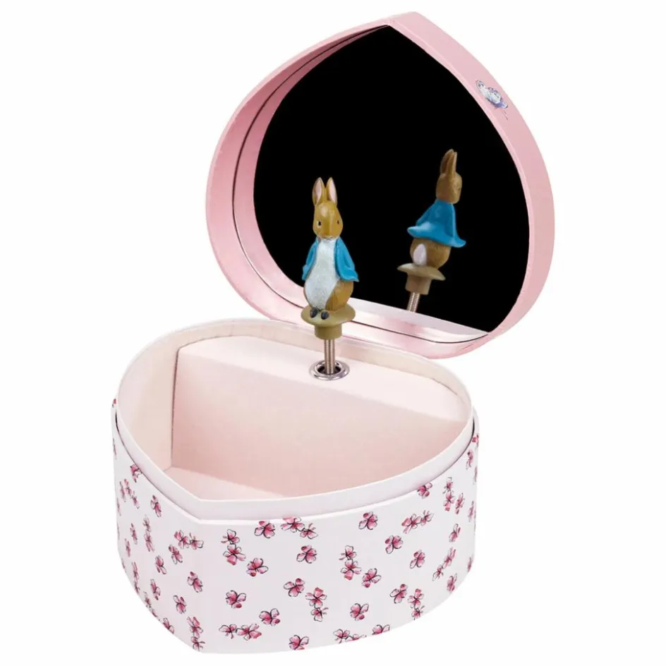 New Trousselier Boîte à musique Lapin | Rose