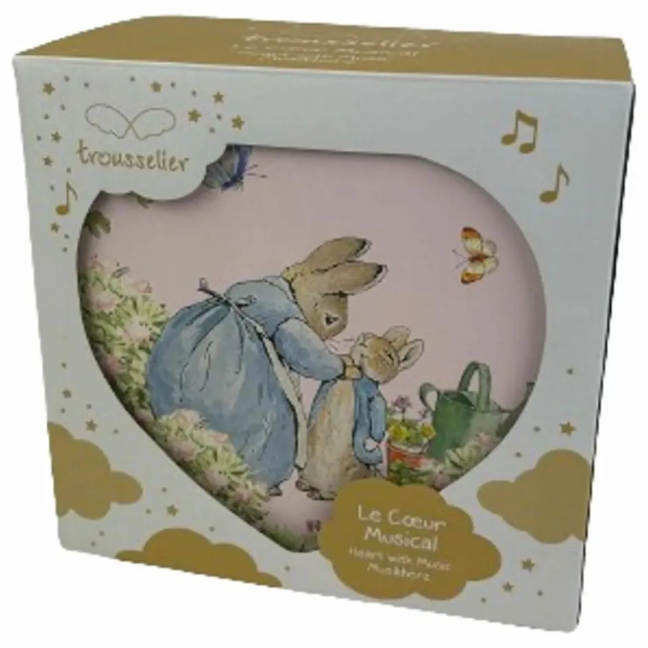 New Trousselier Boîte à musique Lapin | Rose