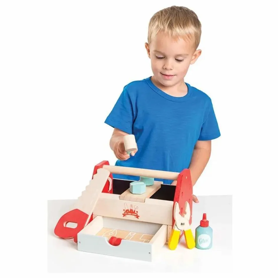 Hot Boîte à outils en bois et ses 11 accessoires Bricolage