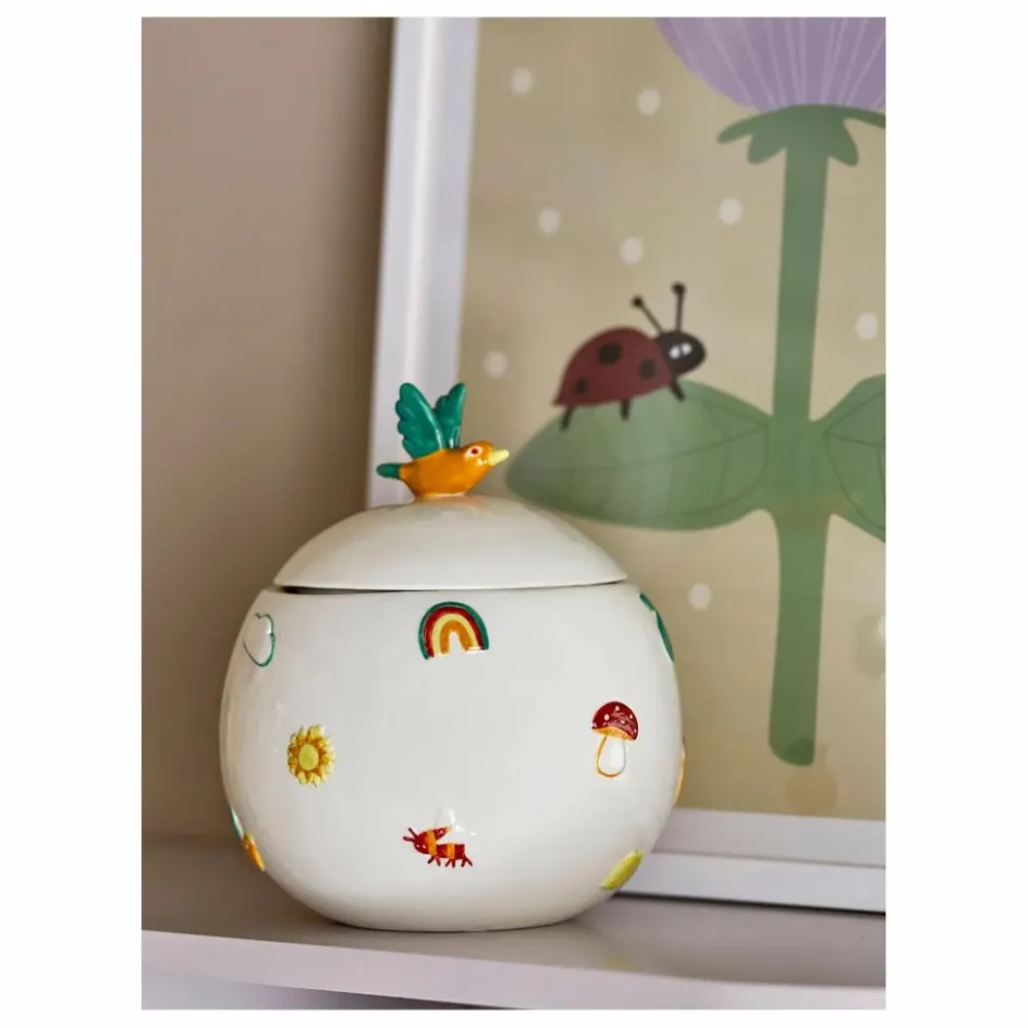 Enfant Bloomingville Mini Rangements|Patères, Paniers Enfant*Boîte de rangement en grès Agnes