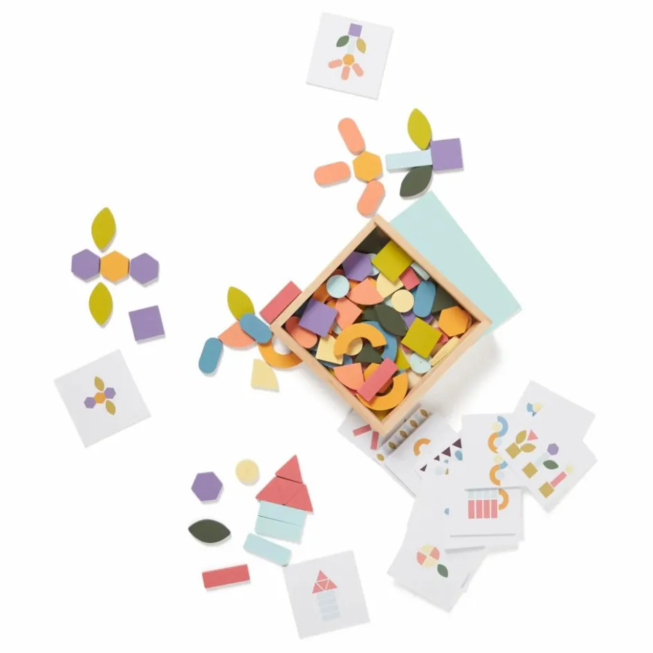 Discount Kid's Concept Boîte puzzle mosaïque Multicolore