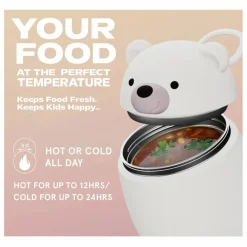 Enfant Asobu Vaisselle Enfant*Boîte repas isotherme Ours