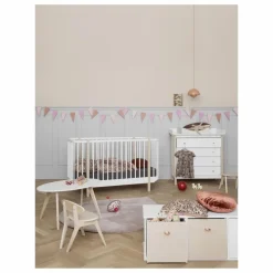 Oliver Furniture Boîtes de rangement Wood - Lot de 3 pièces ||Enfant Rangements|Patères, Paniers Enfant
