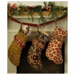 Outlet Doing Goods Botte de Noël en coton | Ocre