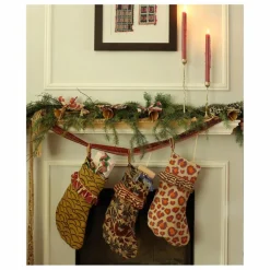 Outlet Doing Goods Botte de Noël en coton | Ocre