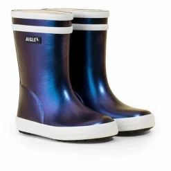 Clearance Aigle Bottes De Pluie Baby Flac Irisées | Bleu nuit