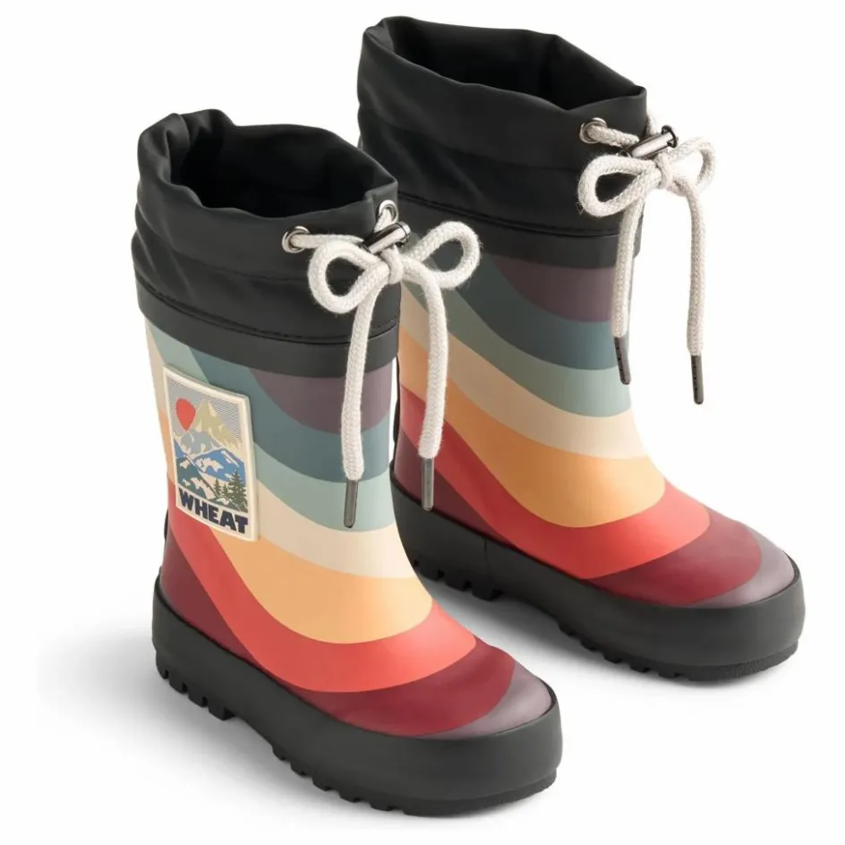 Hot Wheat Bottes de Pluie Thermo Print | Noir