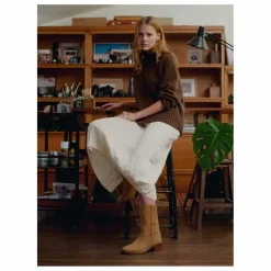 Socque Paris Bottes Dune Nubuck ||Femme Boots, Bottes