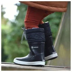 Aigle Bottes Giboulée Fourées | Bleu marine