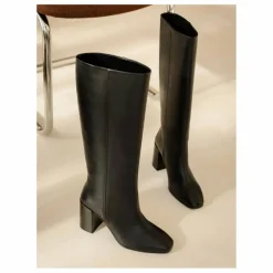 Hot Bottes Hisaé Cuir d'Agneau | Femme Boots, Bottes